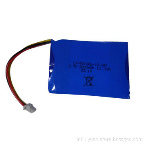 Poly Battery, 454965, with 3,000mAh Capacity